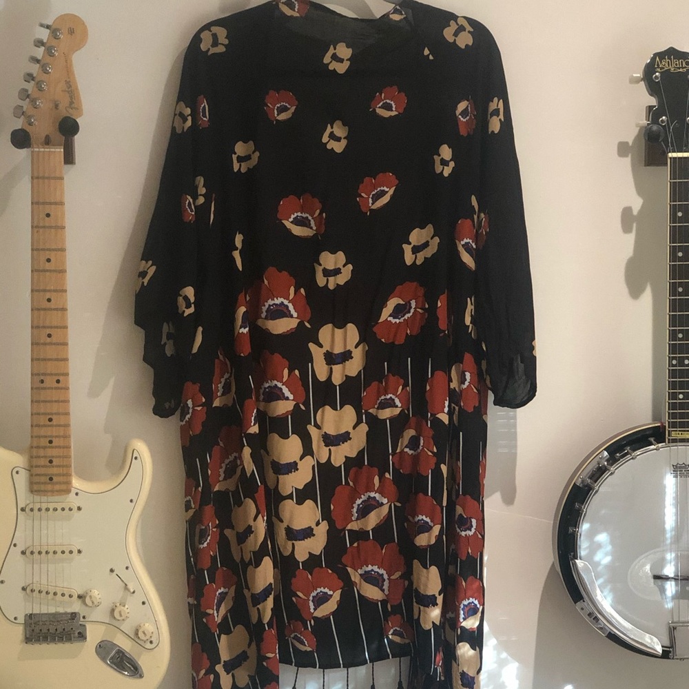 🤶Kimchi Blue Poppy kimono